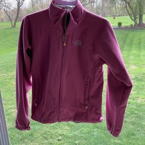 Pink north face jacket